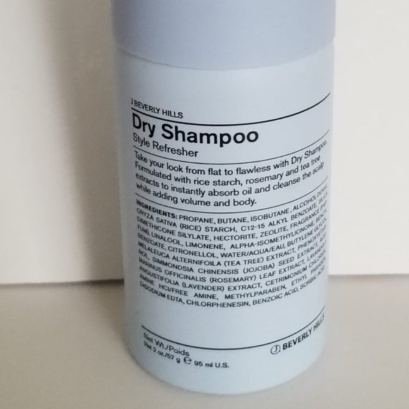 J Beverly Hills Dry Shampoo Style Refresher 2 oz Travel Size - Picture 1 of 3